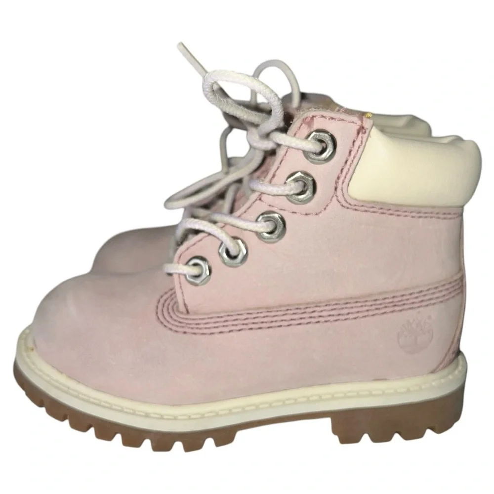 Children’s Toddler’s Timberland Boots Girls Size 7.5 Pink
